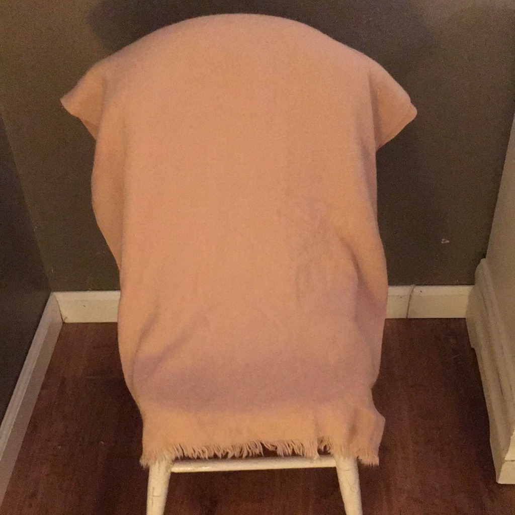 Pink Woolen Scarf/Wrap.
